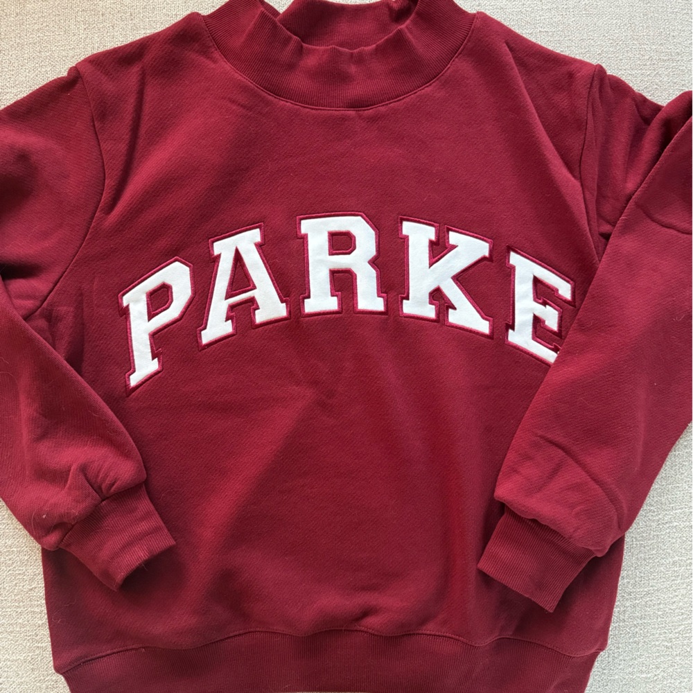 Brand new Parke mock neck sweatshirt